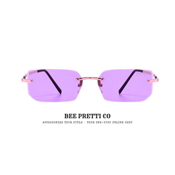ColorPop Rimless Sunglasses – Bold Hues for Every Mood - Picture 1 of 7